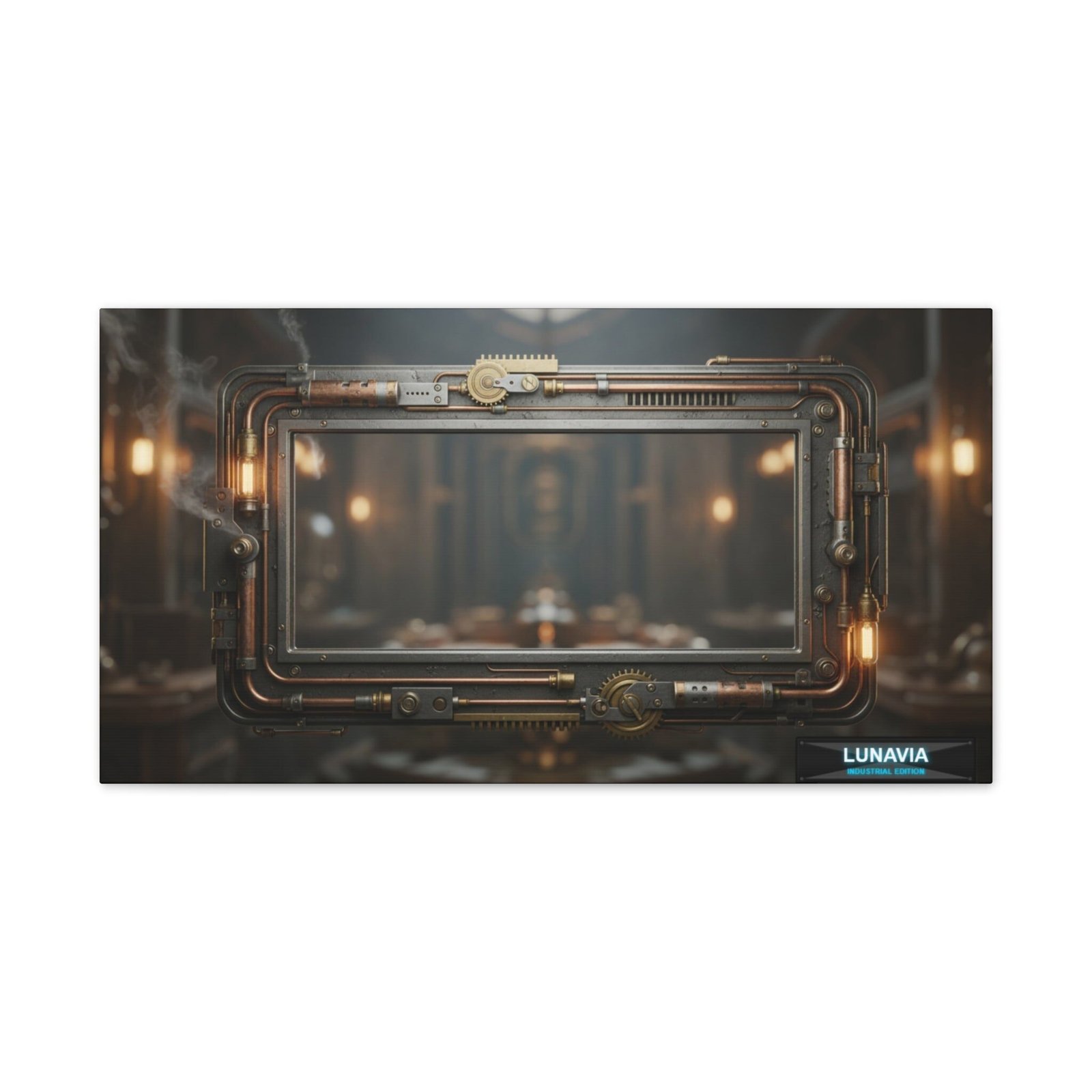 The Mechanical Masterpiece: Steampunk Industrial Wall Art
